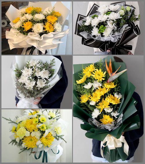 贵州黔西南州兴仁县百德镇周家田村白事花束代送